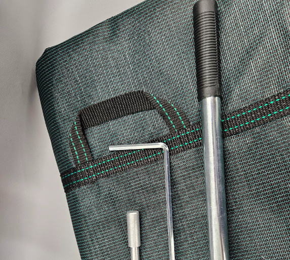 A close-up picture of tools in a tool kit