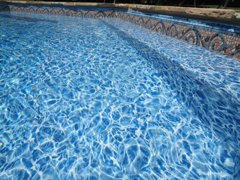 One of Kayden's stunning vinyl liners for inground pools