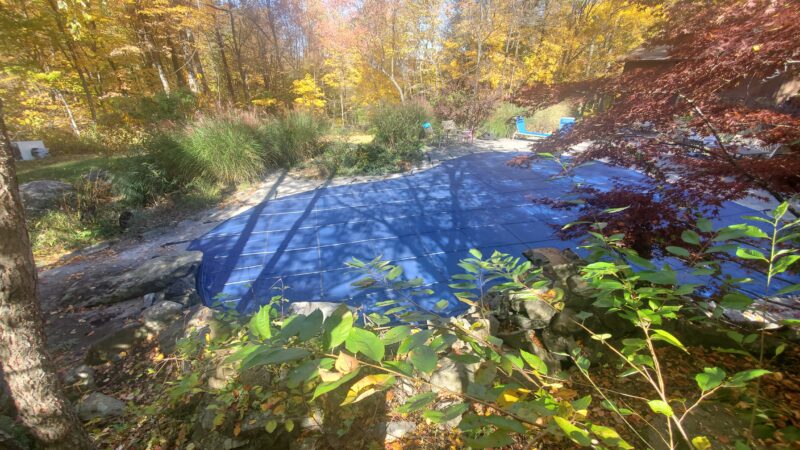 A made in the UAS pool safety cover