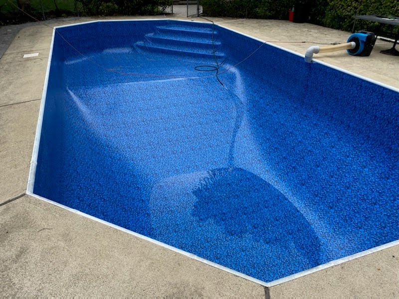 A Kayden vinyl pool liner